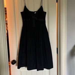 Calvin Klein size 8 black flare dress